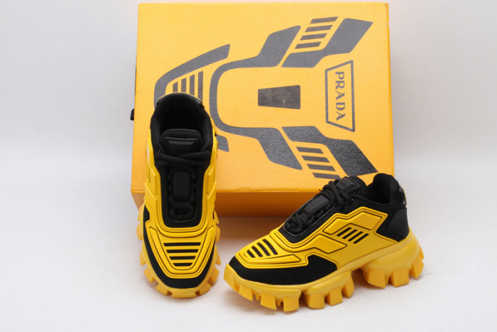 PRAD YELLOW BLACK SNEAKERS
