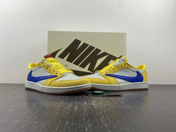 Travis Scott x Air Jordan 1 Low OG “Canary” DZ4137-700