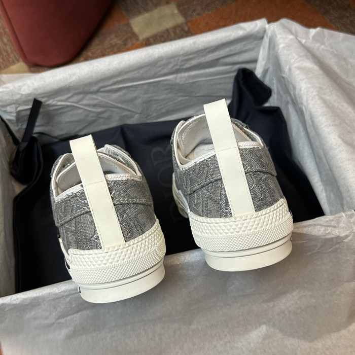 Dior B23 Low Top Canvas Oblique Black D04